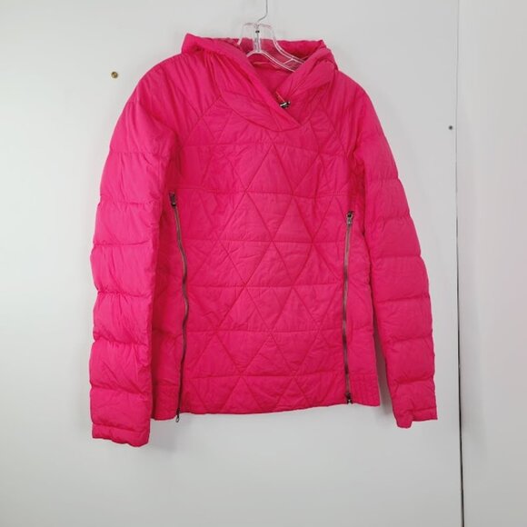 Lululemon Women's Pink Fluffed Up Quilted Padded Puffer Hooded Pullover Size - Picture 2 of 6